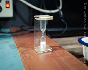 Edward Weston used an egg timer, similar to this one, when printing